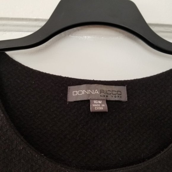 Donna Ricco Bouclé Dress - PLUS - Picture 3 of 4